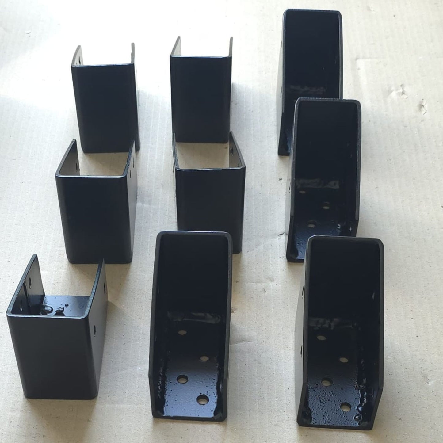 Suport metalic pentru grindă lemn intermediara tip U "Saddle" – 100x50x3 mm