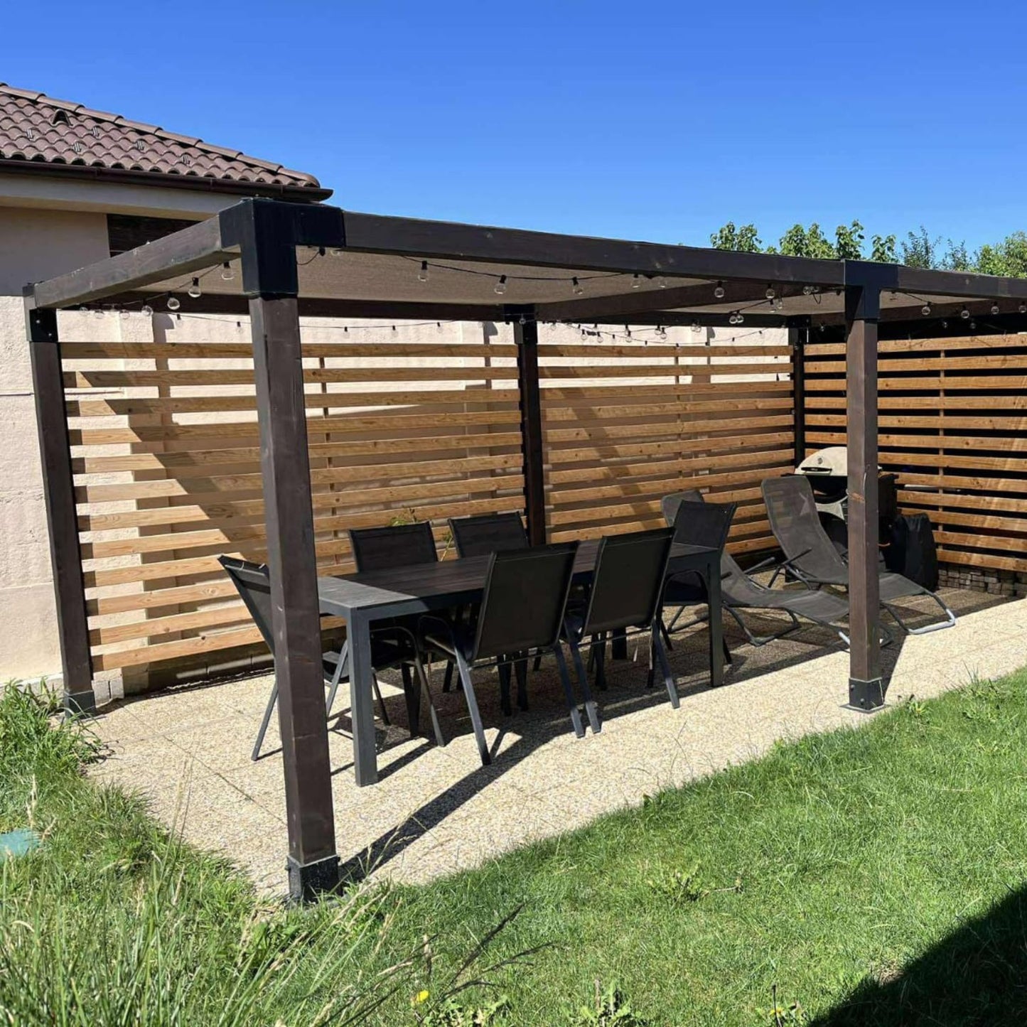 Suport metalic pentru stalpi de lemn pentru constructie foisoare/pergole/carport