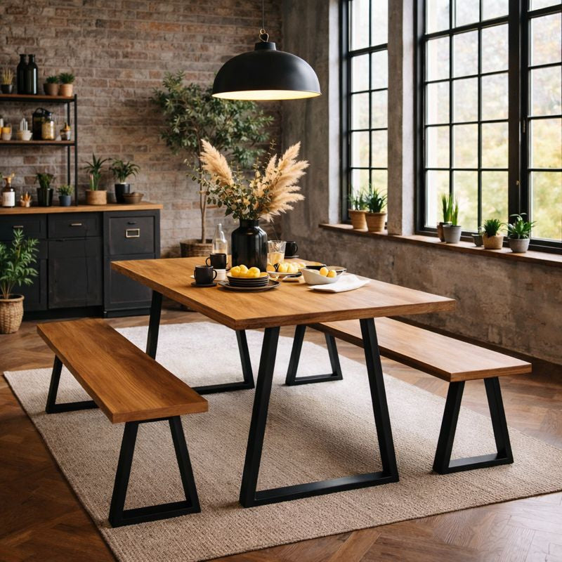 Set picioare de masă model Trapez