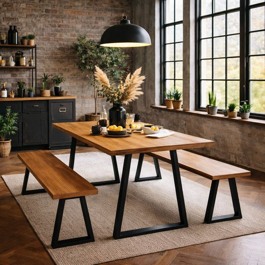 Set picioare de masă model Trapez