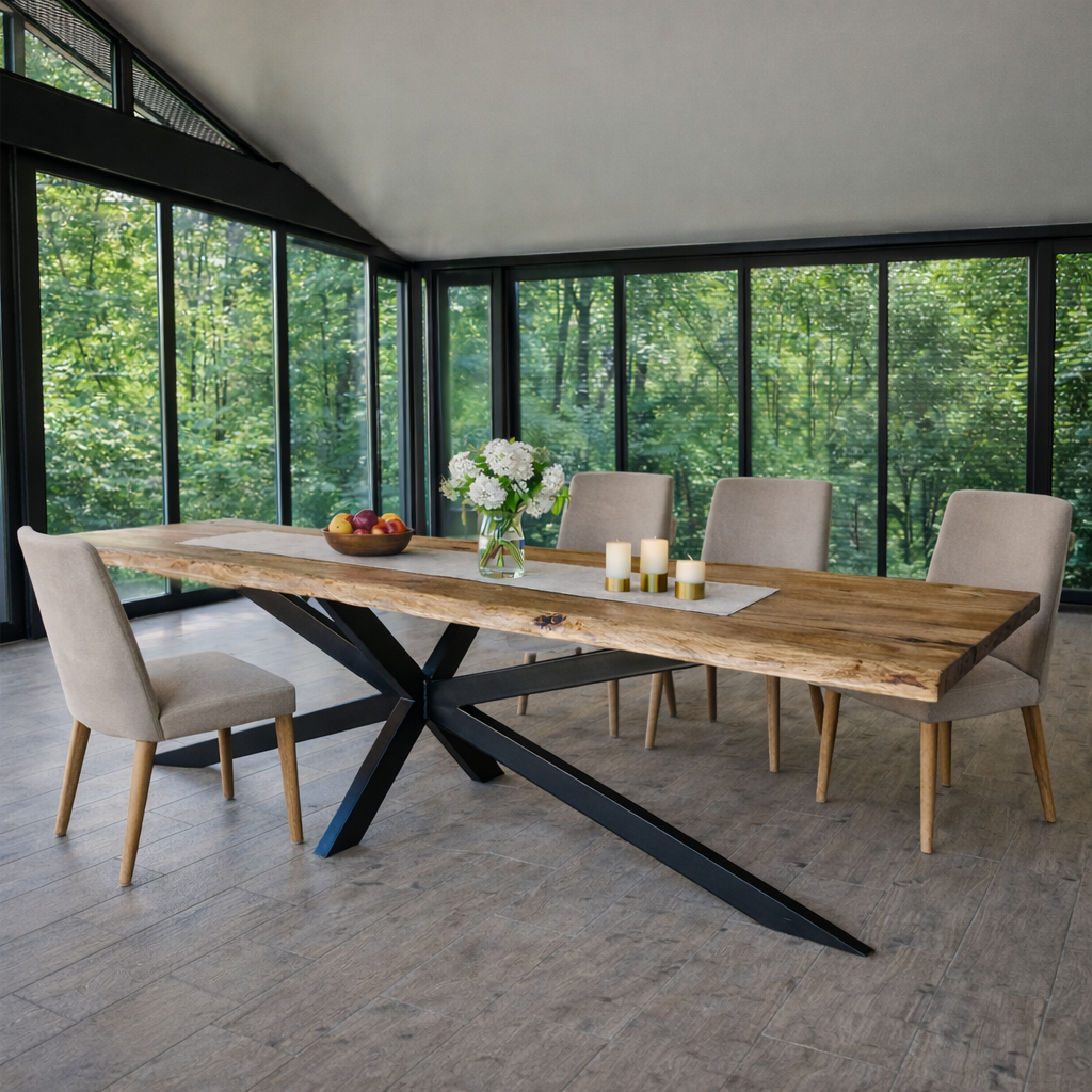 Picior metalic masa tip Spider - Masa stil industrial - Masa dinning