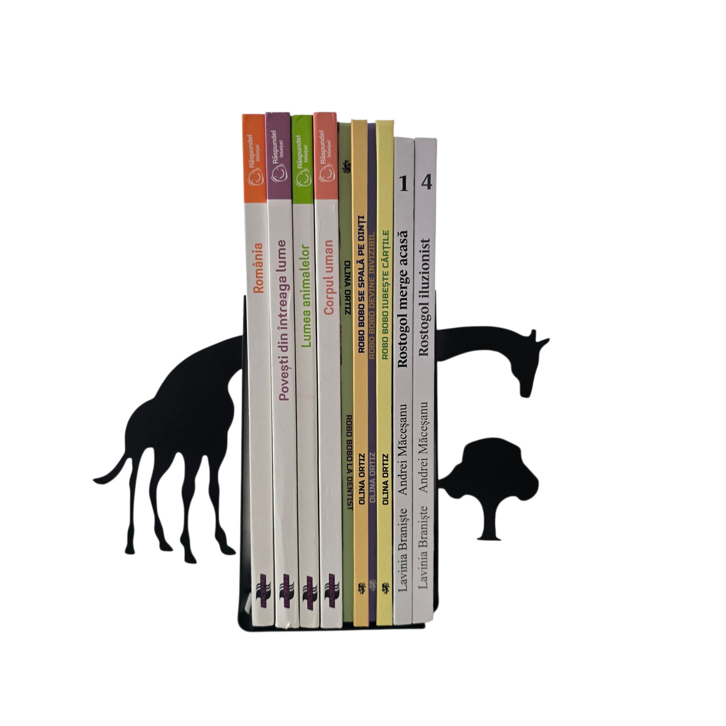 Suport de carti - bookend model Girafa