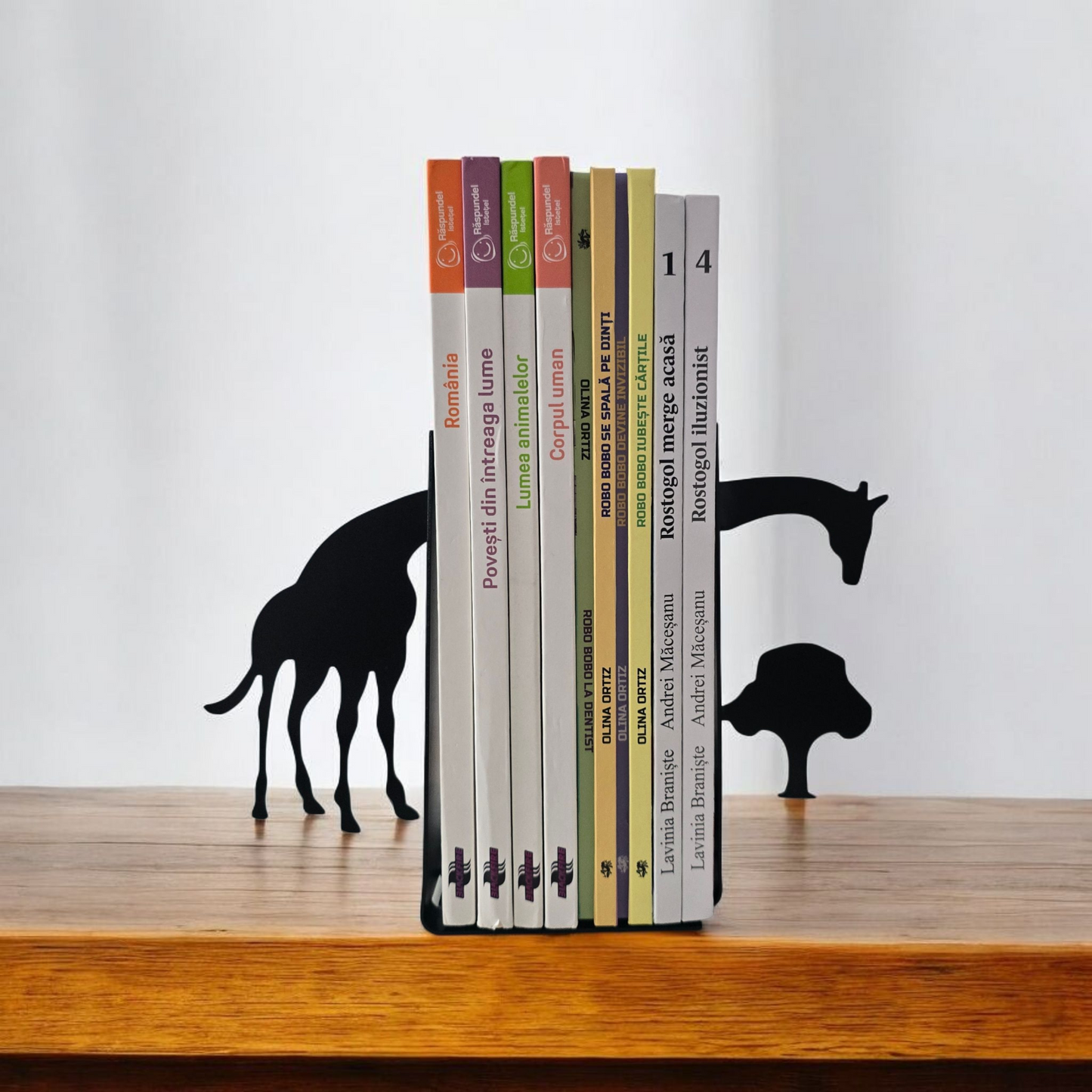Suport de carti - bookend model Girafa